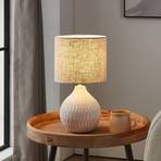 Bellariva 3 table lamp, white/light brown