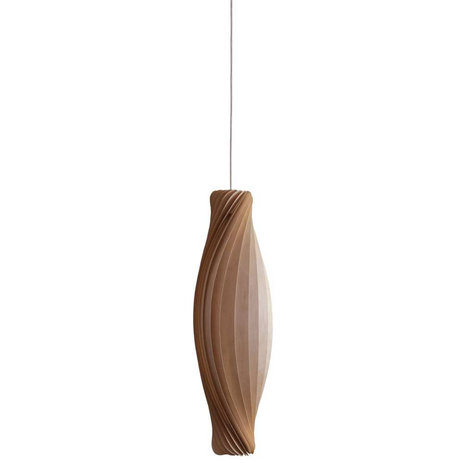 Tom Rossau Hängeleuchte No.111, 72 cm hoch, Birkenholz, E14