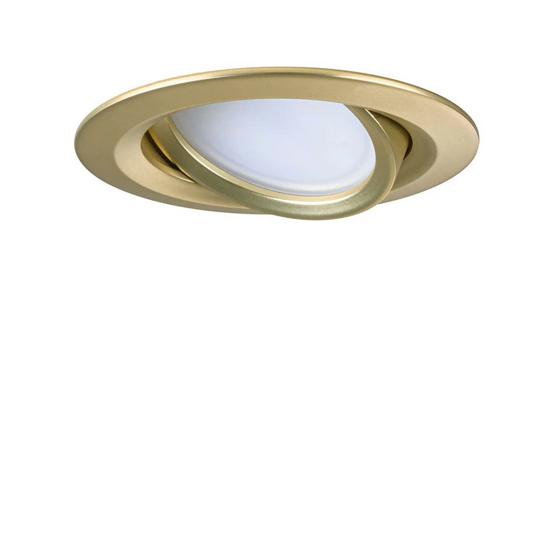 Paulmann – Nova Coin Recessed Deckenleuchte 3pcs. Ø84 RGBW Matt Gold