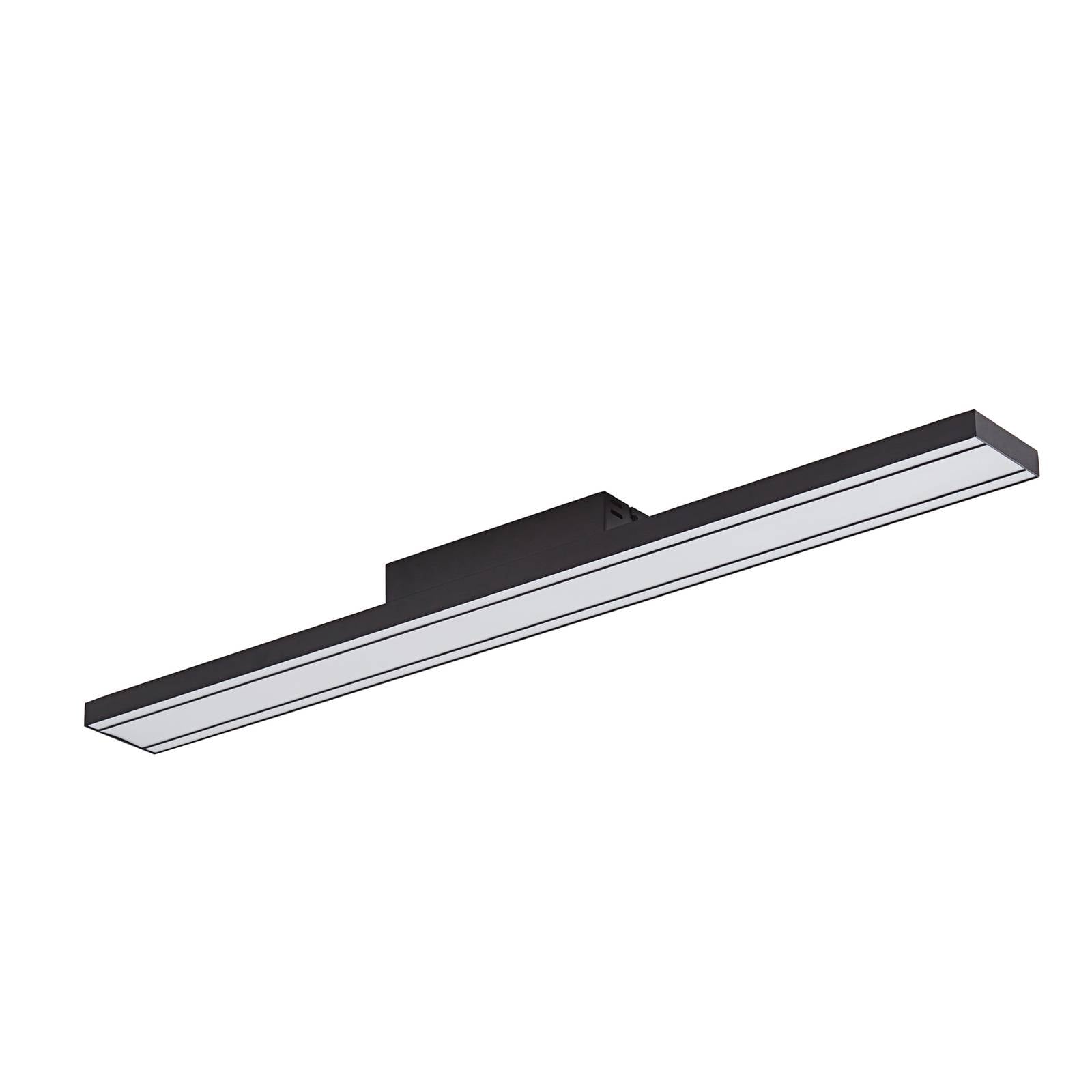Lucande Smart LED-Deckenleuchte Leicy schwarz 10 cm RGB CCT