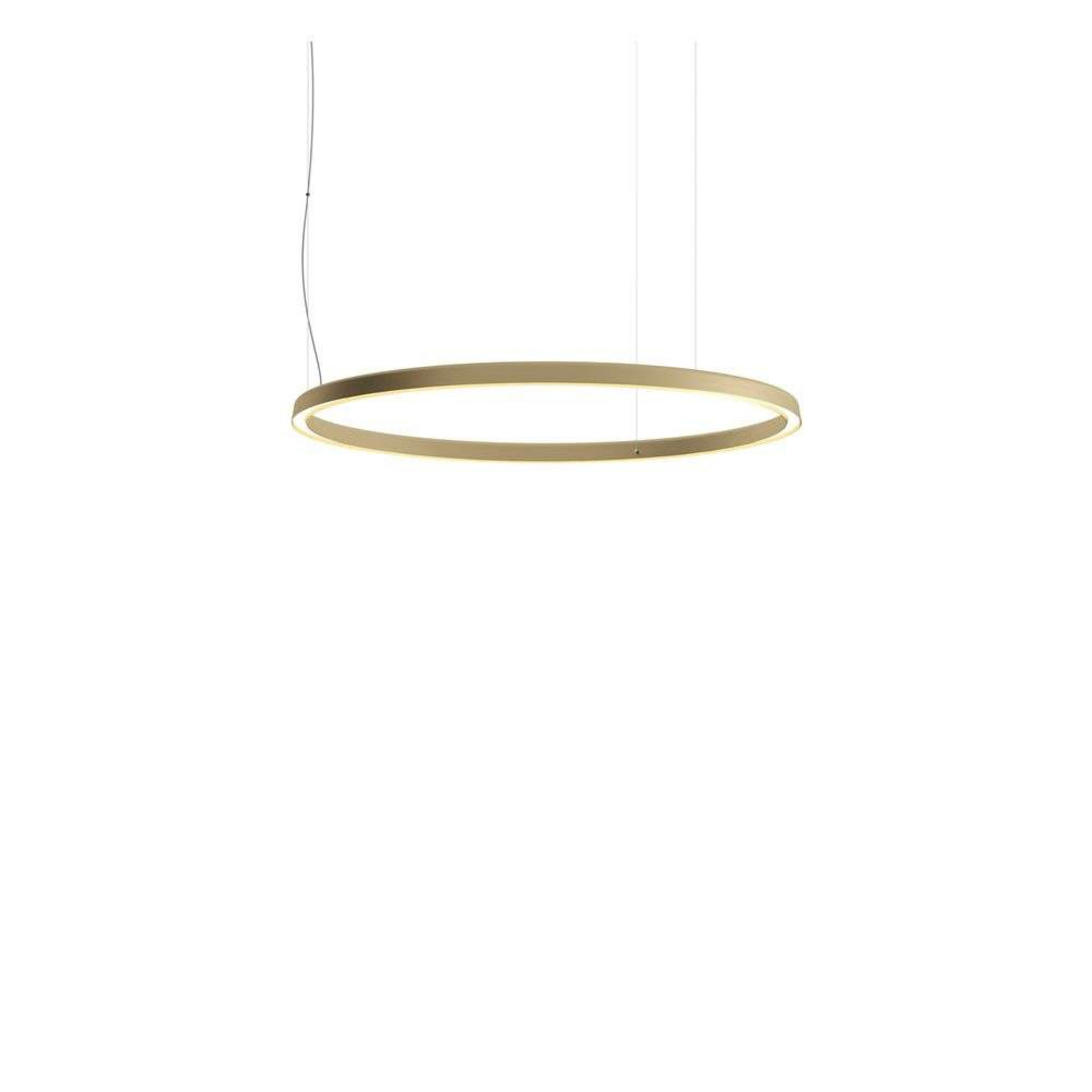 Compendium Circle LED Pendelleuchte Ø110 Brass - Luceplan