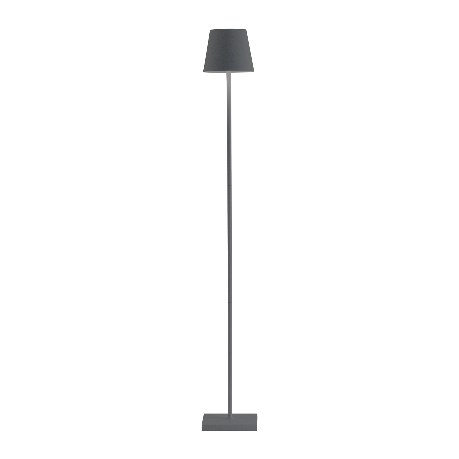 Zafferano Poldina L lampadaire IP54 gris
