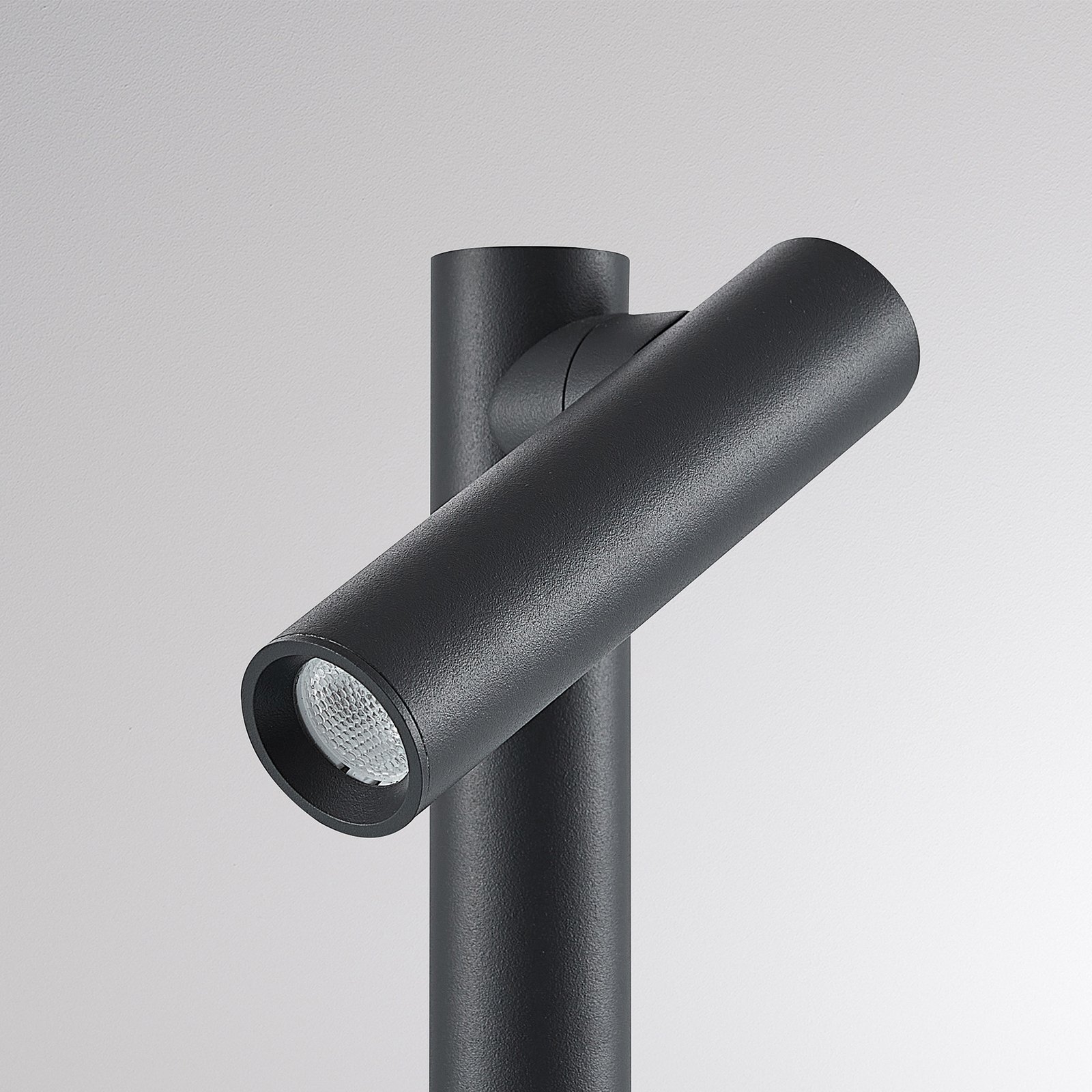 Molto Luce LED table lamp Mimo T, anthracite, aluminium