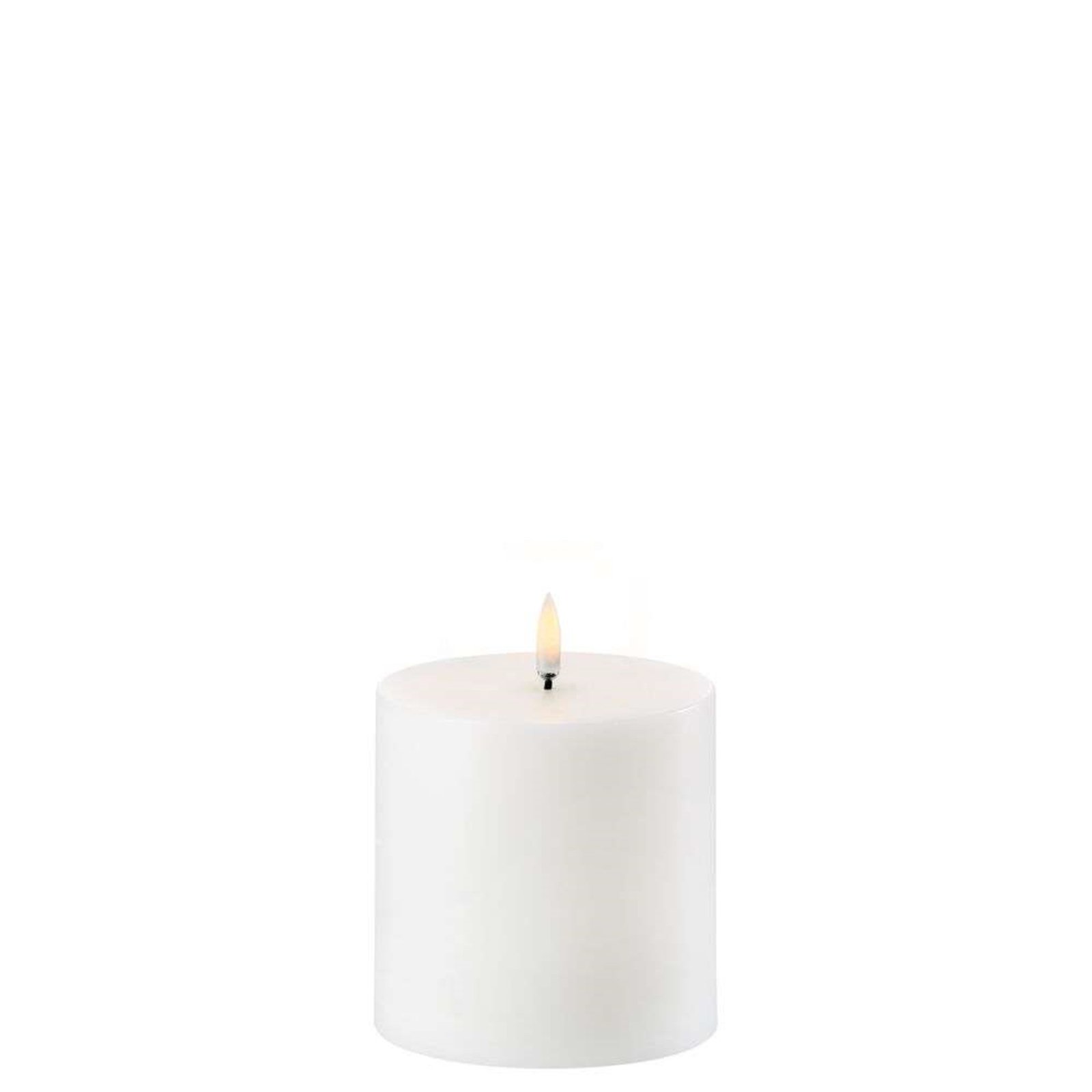 Pillar Candle LED Nordic White 10,1 x 10 cm - Uyuni Lighting