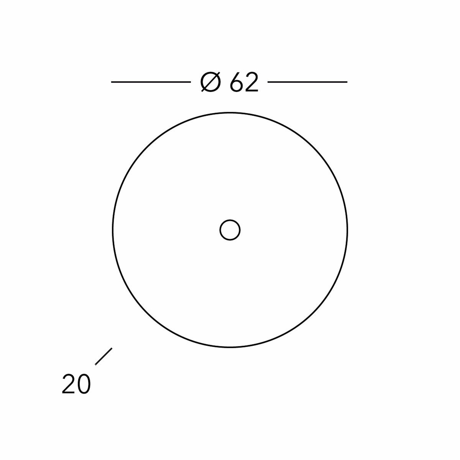 KOLARZ Moon seinävalaisin, hopeanvärinen, Ø 62 cm, metalli/lasi