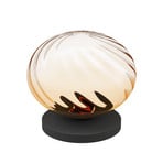 Lampe de table Pantoja noire/ambre 24 cm CCT - Stars of Light