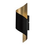 Chenotara Aplique de Pared Black/Gold - Lindby