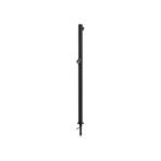 Lindby LED path light Luzian, height 120cm, black, ground spike