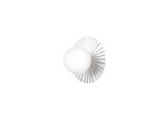 Applique murale Nuura Liila Muuse, Ø 20 cm IP44, blanc/opale