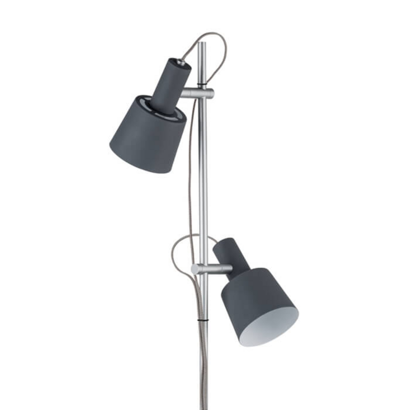Haldar Floor Lamp Dark Grey/Chrome - Paulmann
