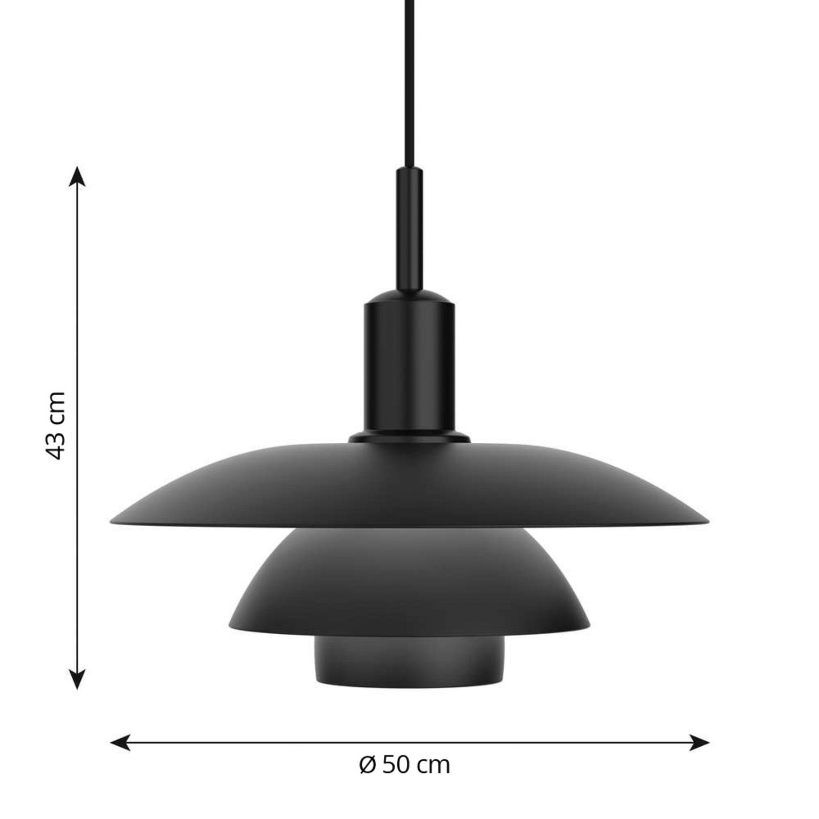 PH 5/5 Suspension Black - Louis Poulsen