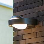 LED kültéri fali lámpa Fele dönthető lámpabúrával