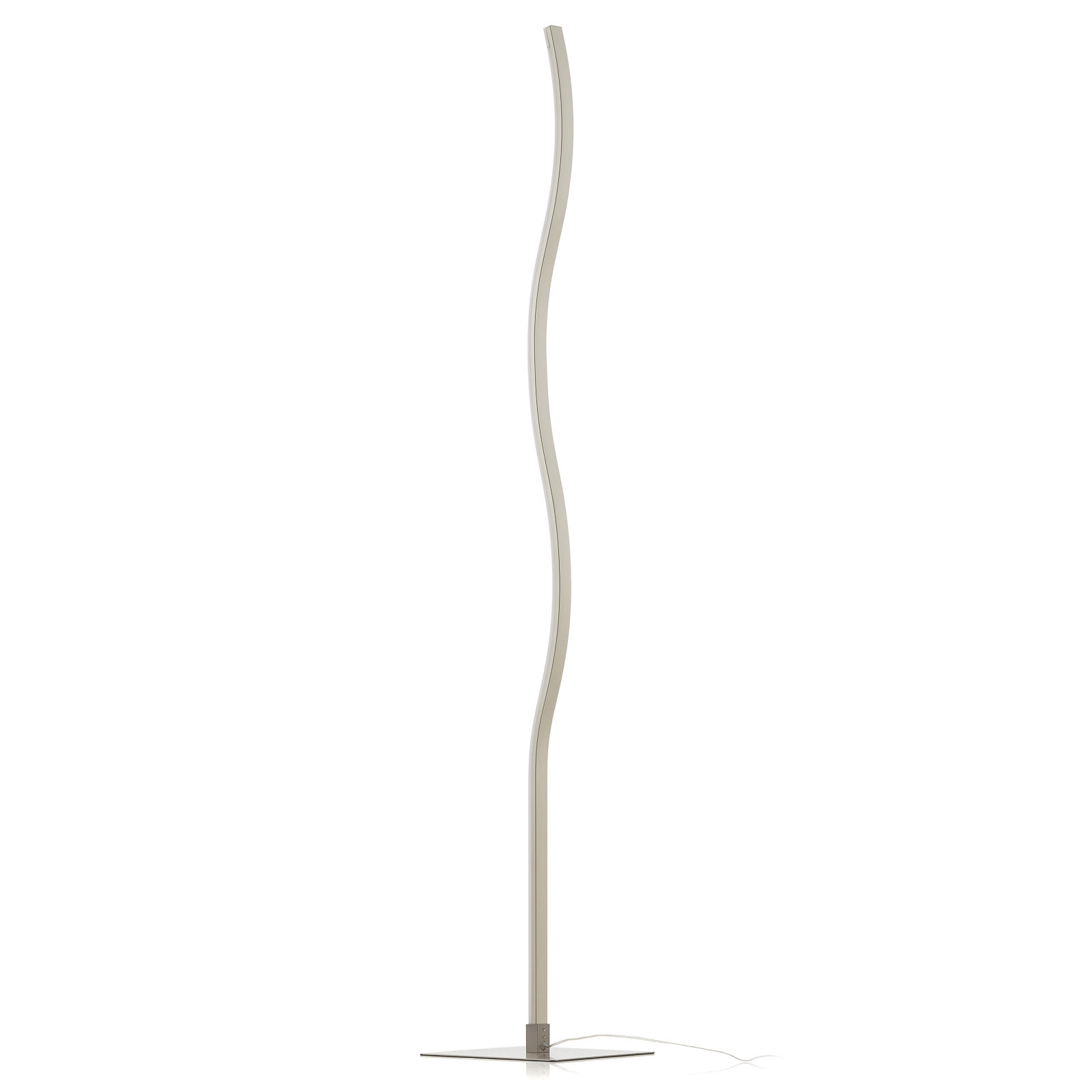 LED floor lamp 1367-012 wavy, with dimmer | Lights.ie