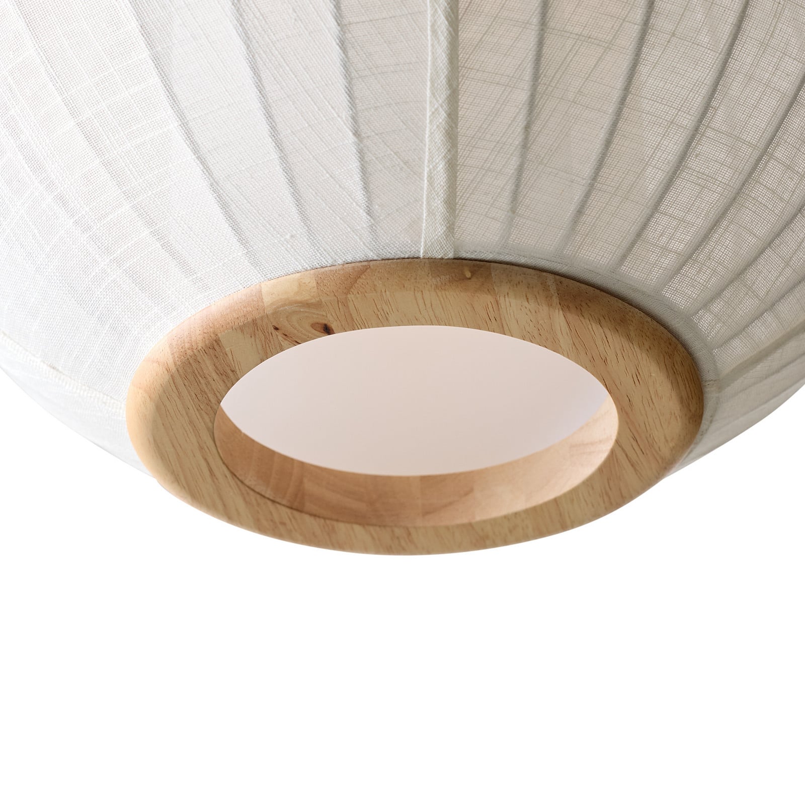 BALLOON hængelampe, Ø 30 cm, creme, tekstil Halo Design - Spisestue - Stof / tekstil - Med én lyskilde billede