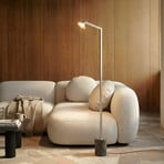 Lucande LED стояща лампа Steve, алуминий, 130 cm, с регулируема яркост