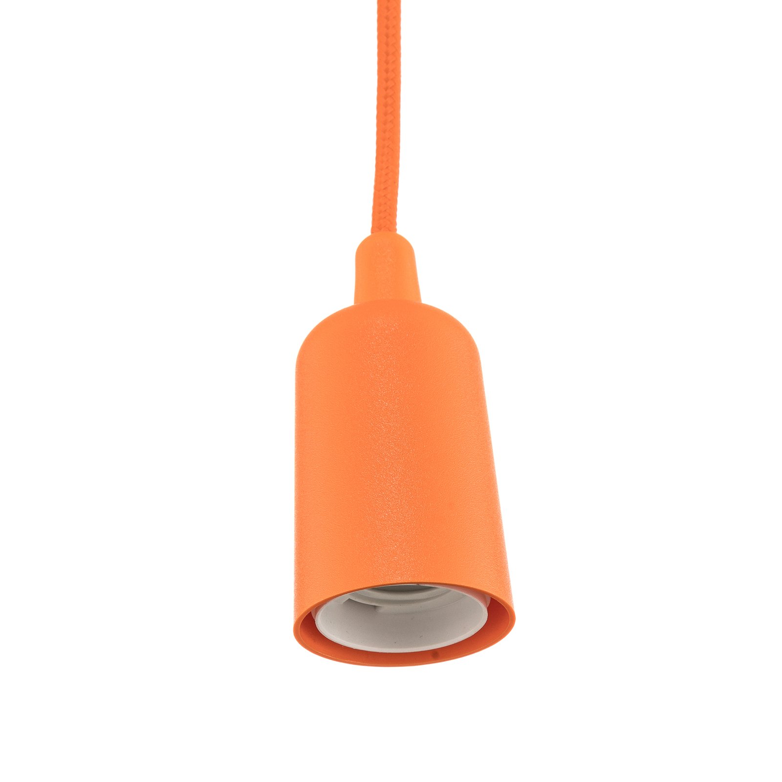 Závesná lampa Brasil, oranžová, jedno-plameňová