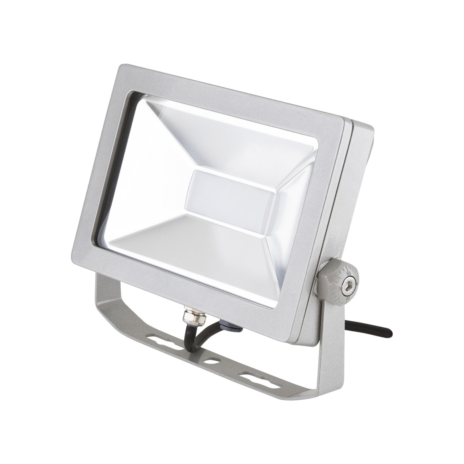 EVN LFA outdoor spotlight silver plug 5,700 K 30 W