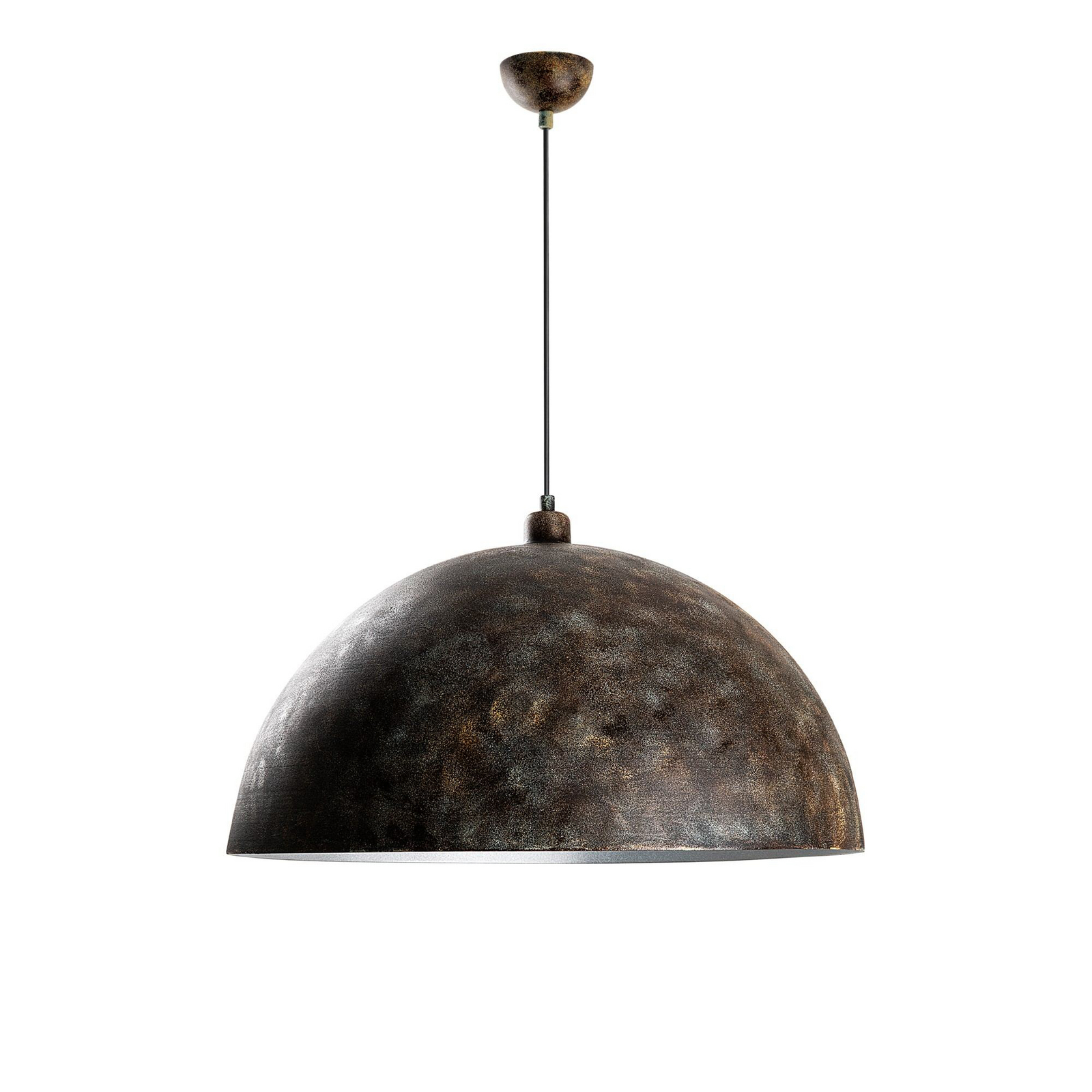 Żyrandol Berceste, Ø 60 cm, postarzane mosiądz, metal