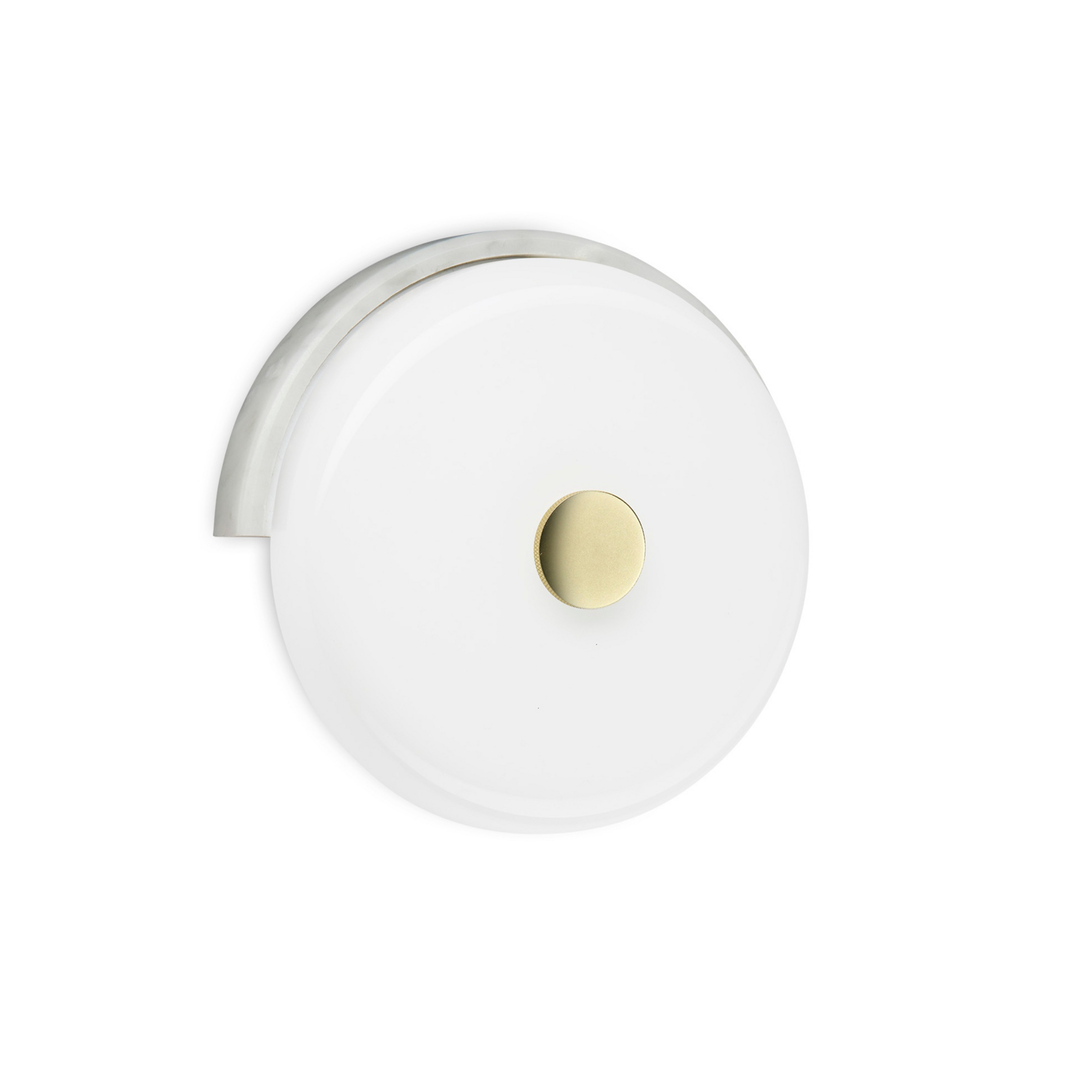 Trip LED wall light, white marbled/white - DESIGN BY US