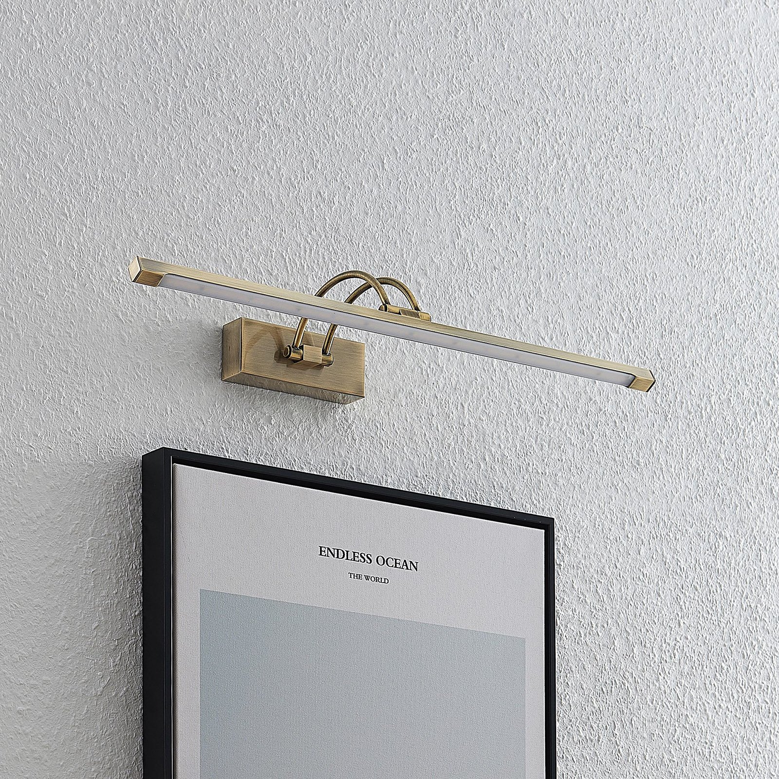 Felena LED Wandleuchte Antique Brass - Lucande