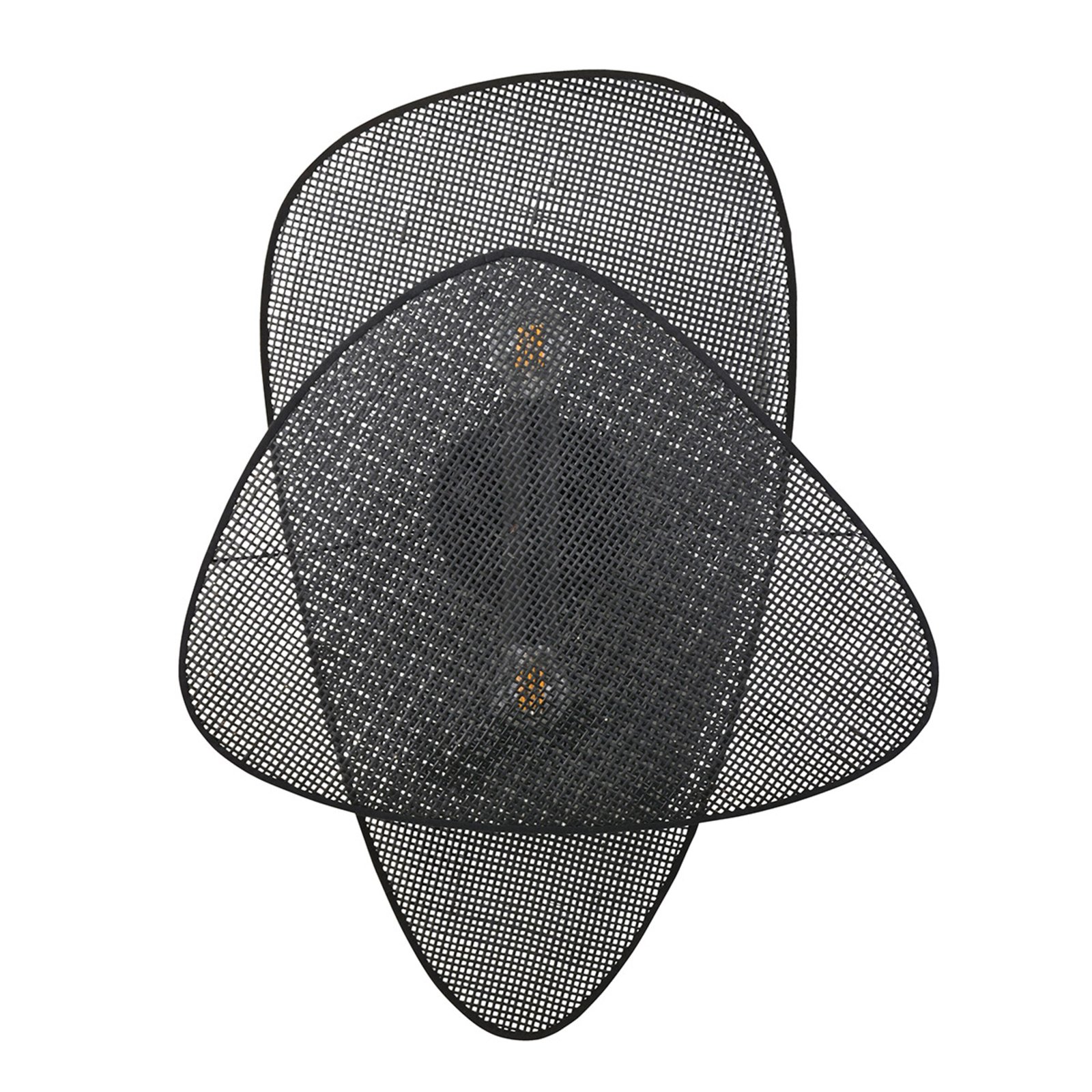 Wandlampe Screen, 77 cm hoch, schwarz, Rattan - MARKET SET Wandlampe Screen, 77 cm hoch, schwarz, Rattan - MARKET SET