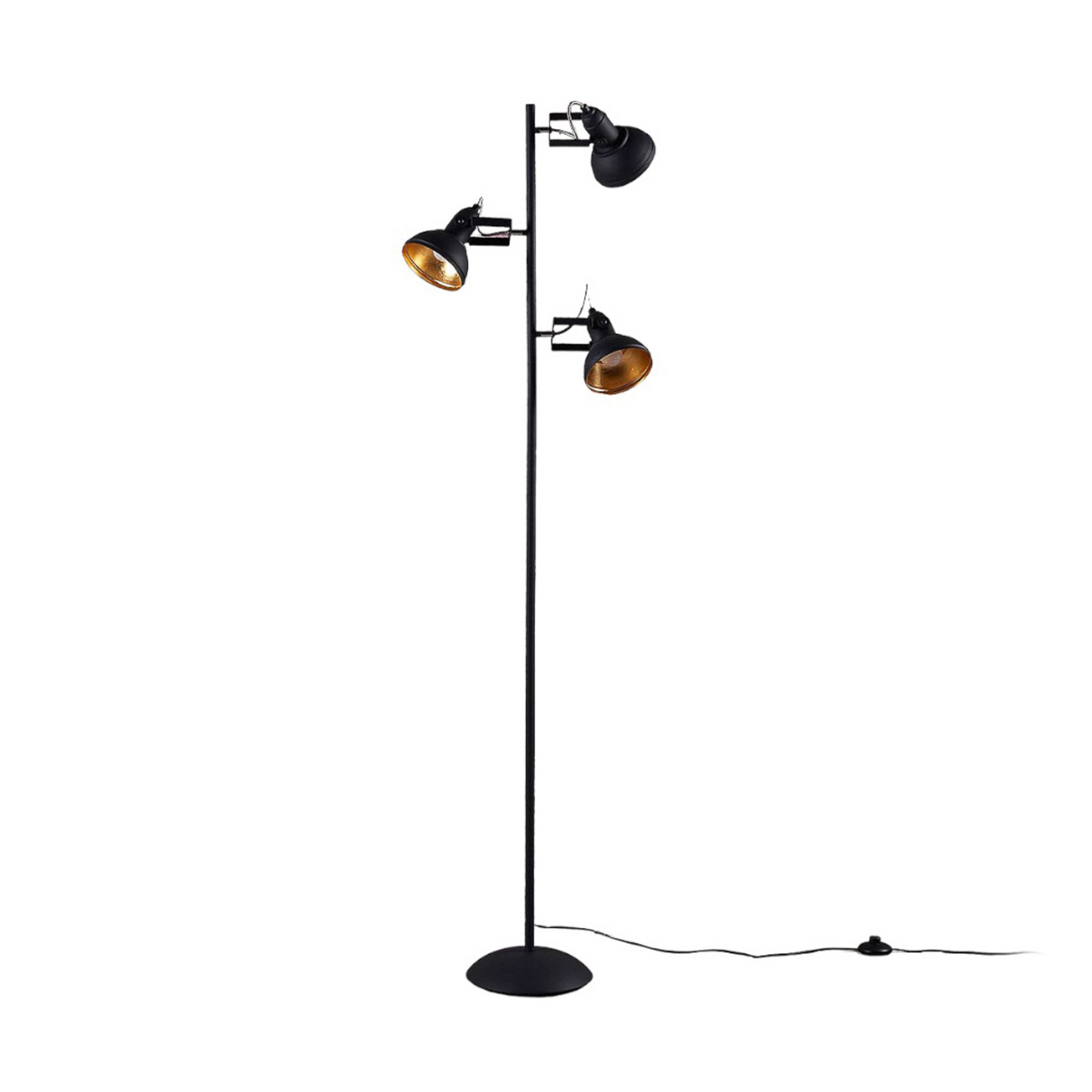 Lilly Piantana Nero/Oro - Lindby