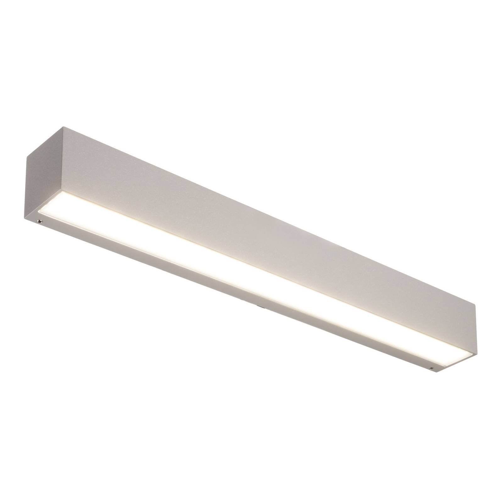 Arcchio Lengo -seinävalo, 50 cm, 1-lampp., harmaa - moderni seinävalaisin ulos - ulkoseinävalaisin