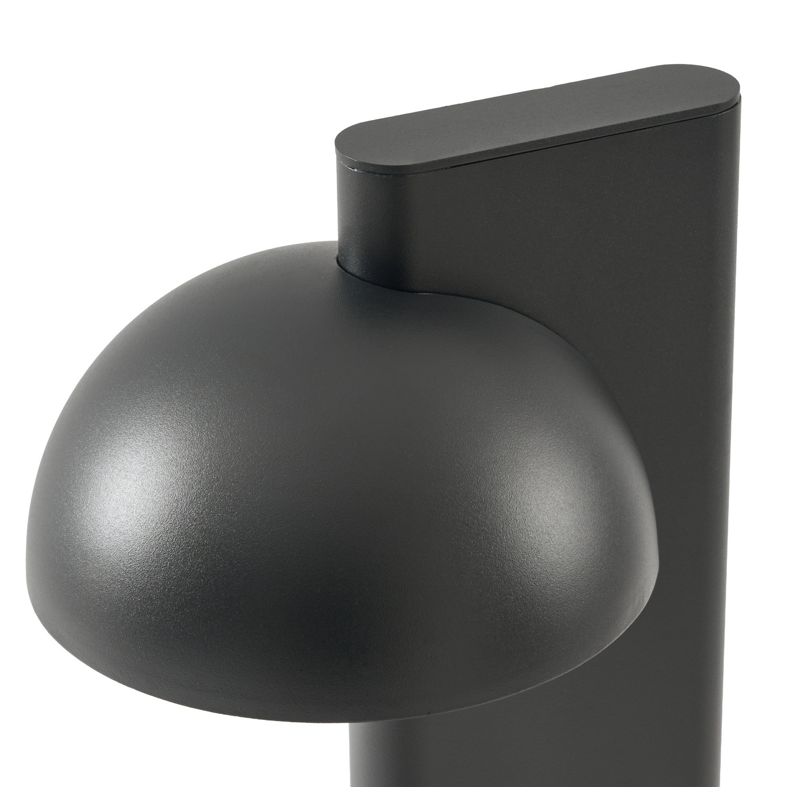 Candeeiro de caminho LED Lucande Velira, preta, 77 cm, 1 lâmpada, IP44