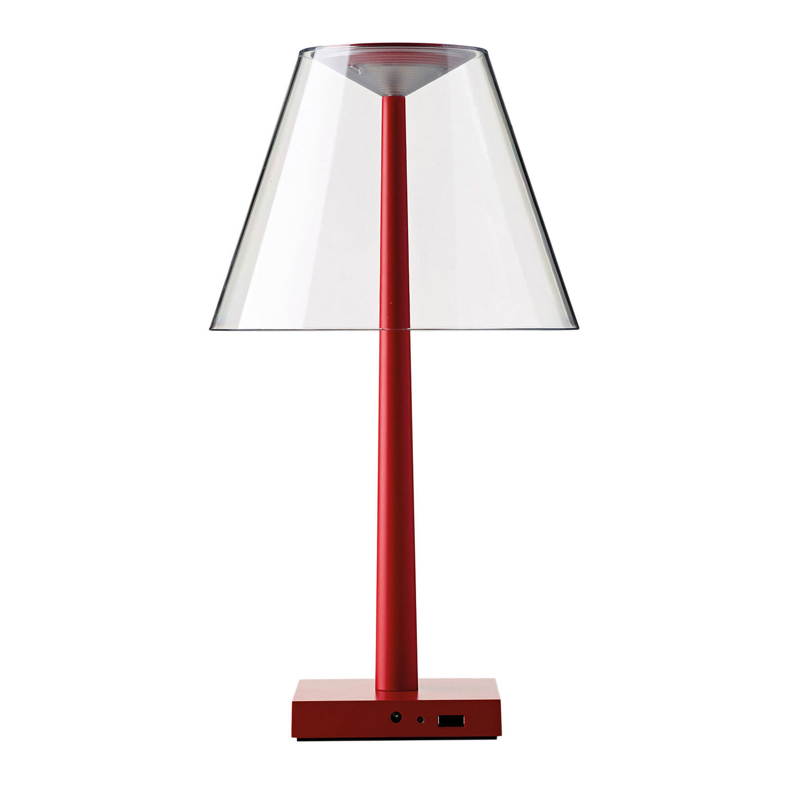 Rotaliana Dina+ T1 LED battery table lamp red