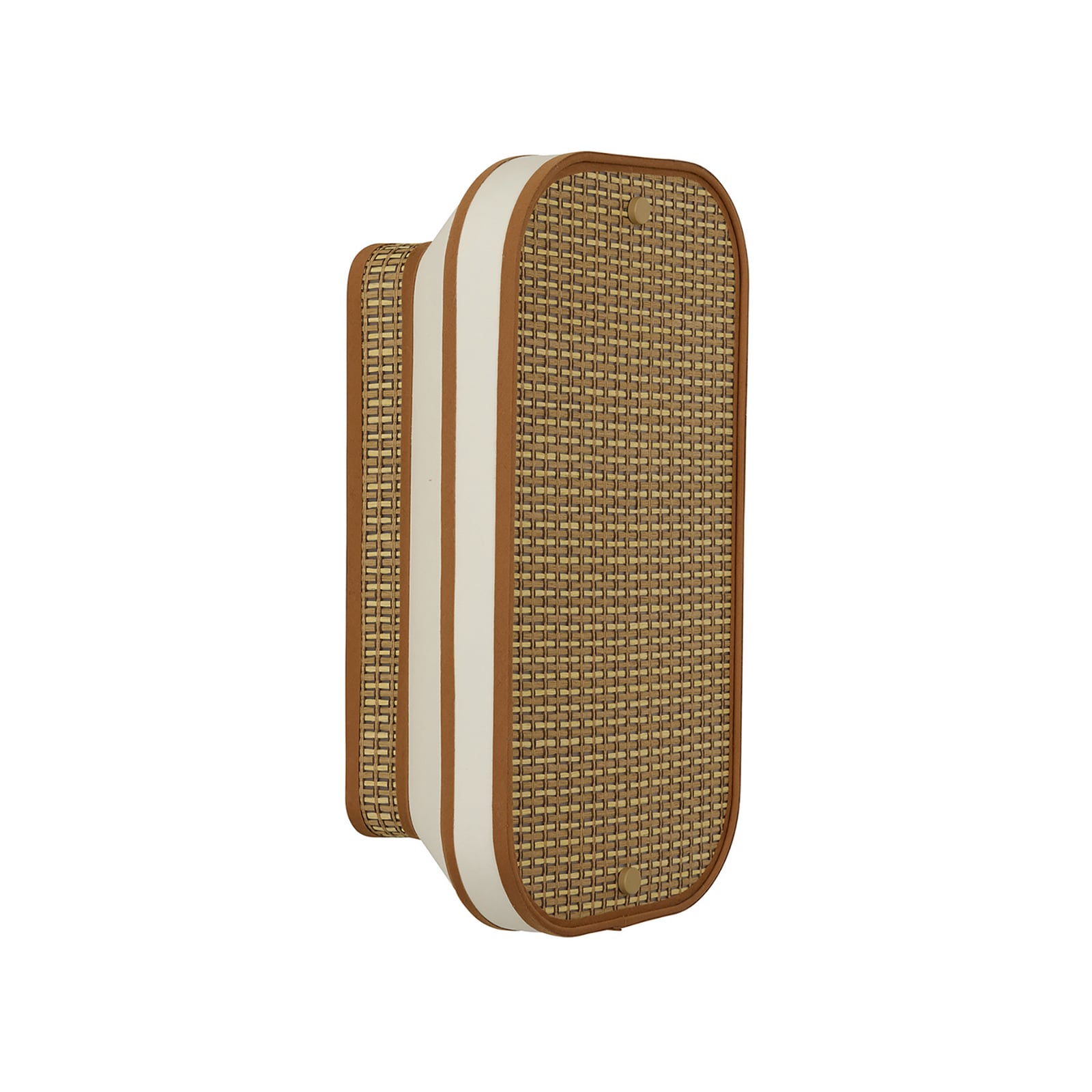 MARKET SET Square fali világítás, krém, textil, E27