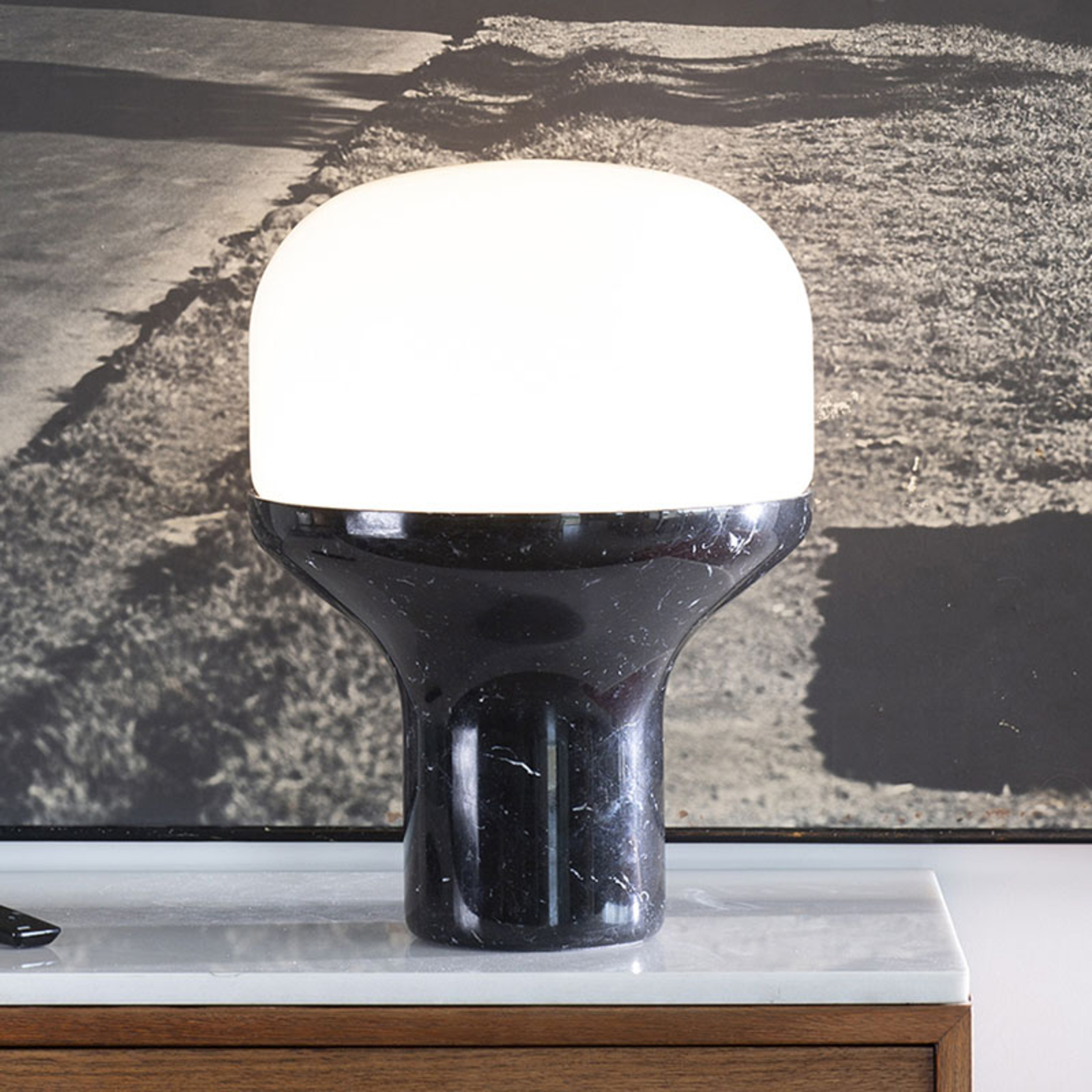 Martinelli Luce Delux Tischlampe mit Marmorfuß