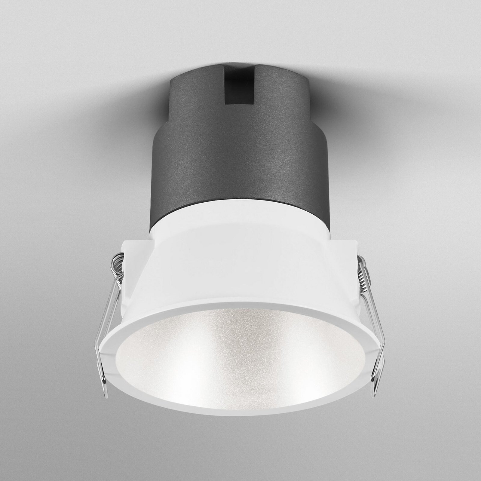 OSRAM LED-Einbauspot TWIST, weiß/silber, 830 Ø 9,3 cm Metall