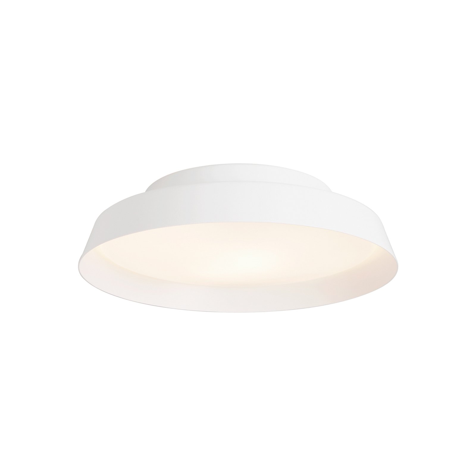 Boop! LED ceiling light Ø37cm white/white