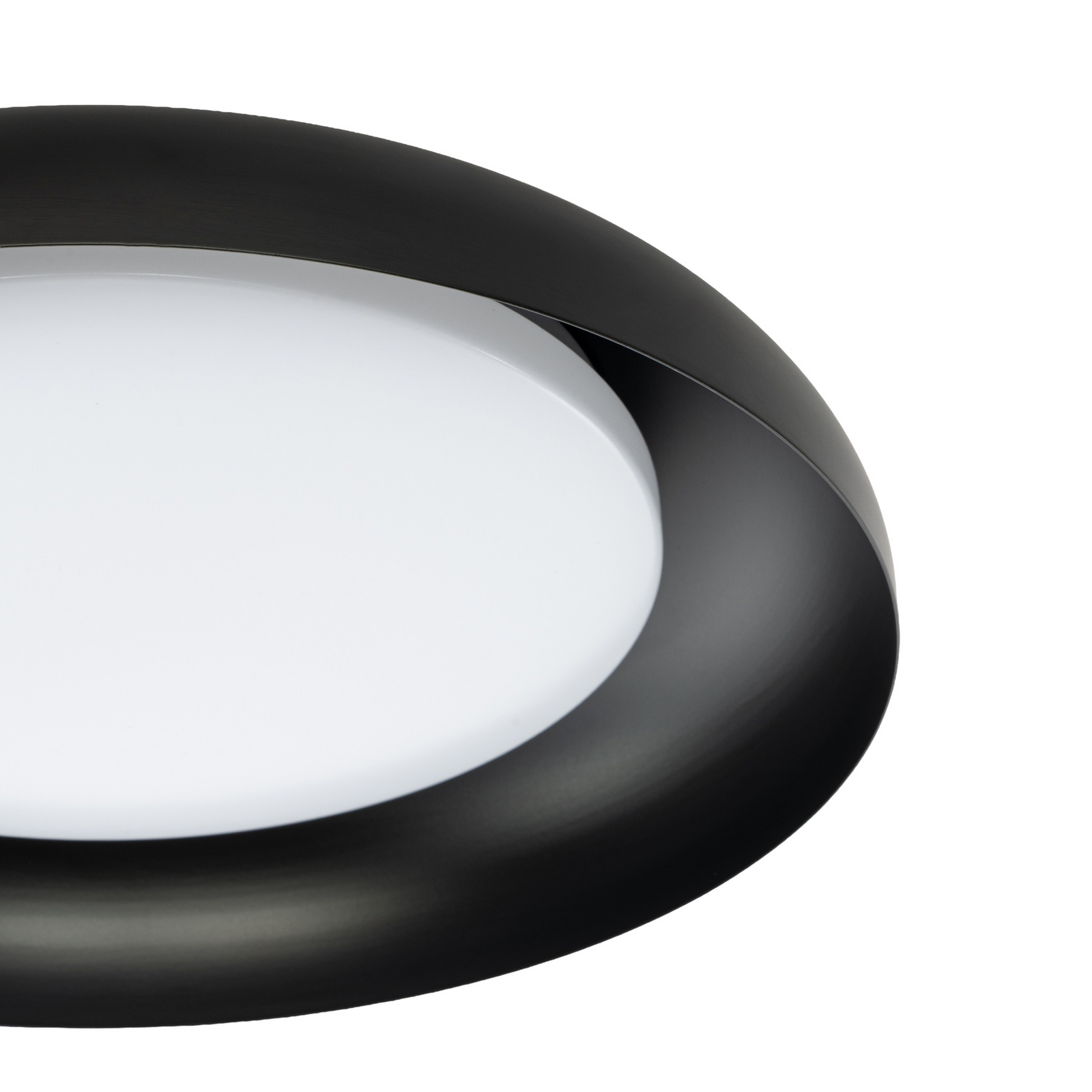 Florie LED-Deckenleuchte, Metall, schwarz, Ø 40 cm - Lindby Florie LED-Deckenleuchte, Metall, schwarz, Ø 40 cm - Lindby
