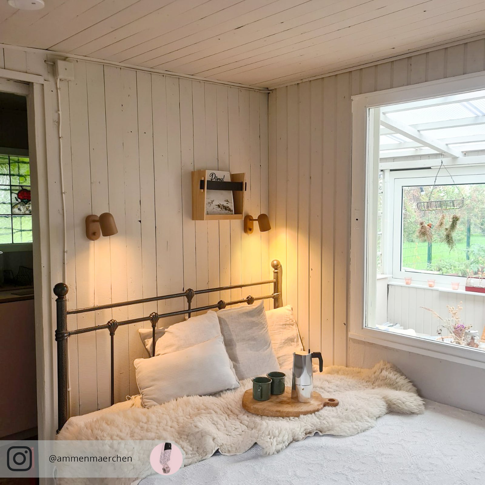 Nástenné svetlo Buddy wall béžová - Northern