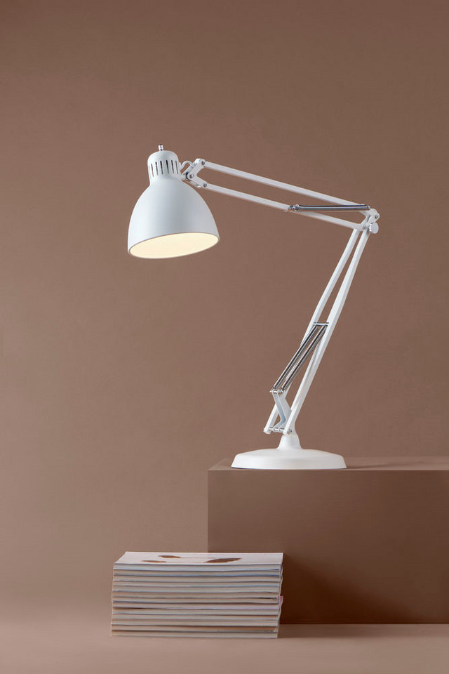 Nordic Living Archi T2 Bordslampa m/Base Mat, svart från Nordic Living