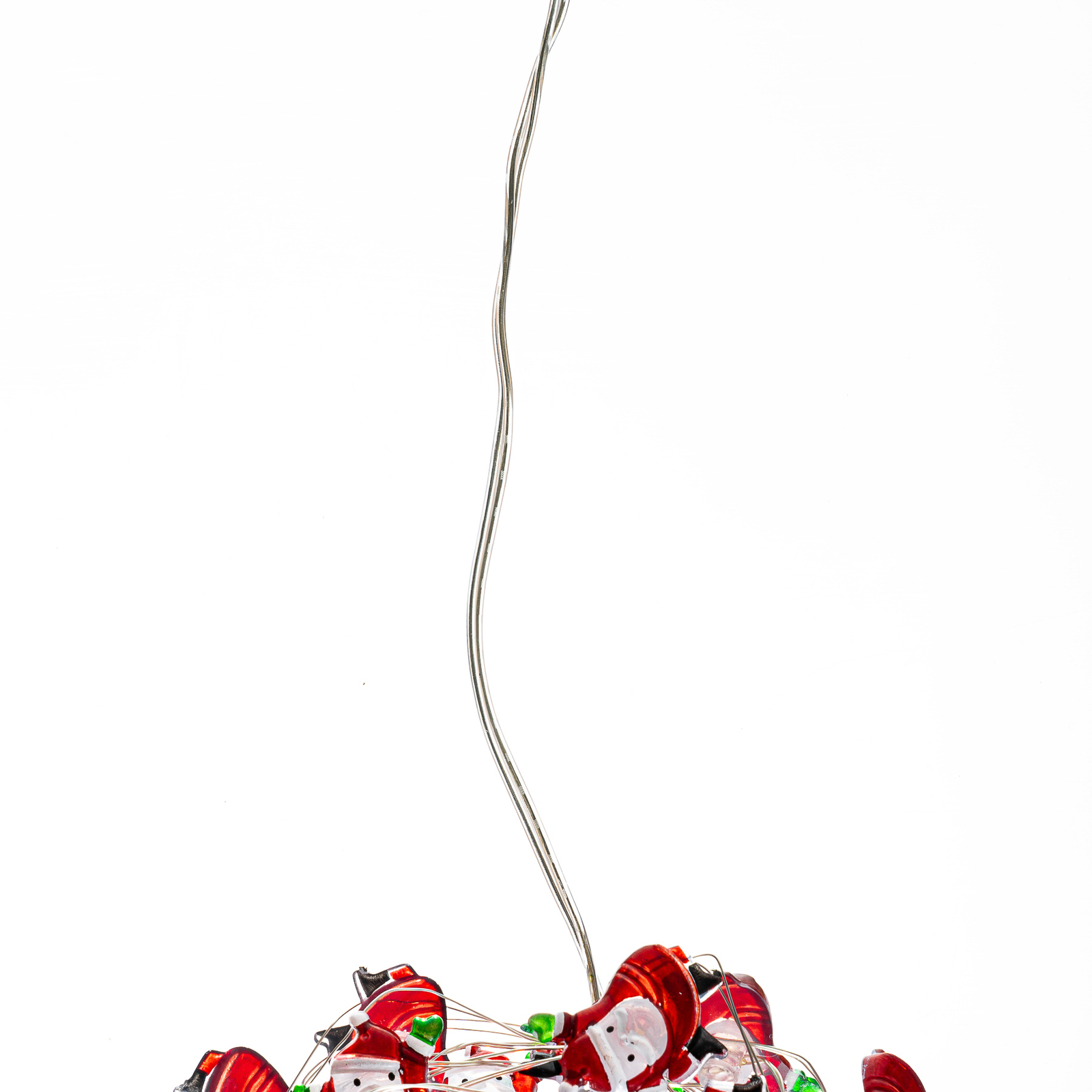 Lindby Ghirlanda luminosa LED Motje, Babbo Natale, 320 cm, IP20