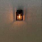 Shiva outdoor wall light lantern with clear glass