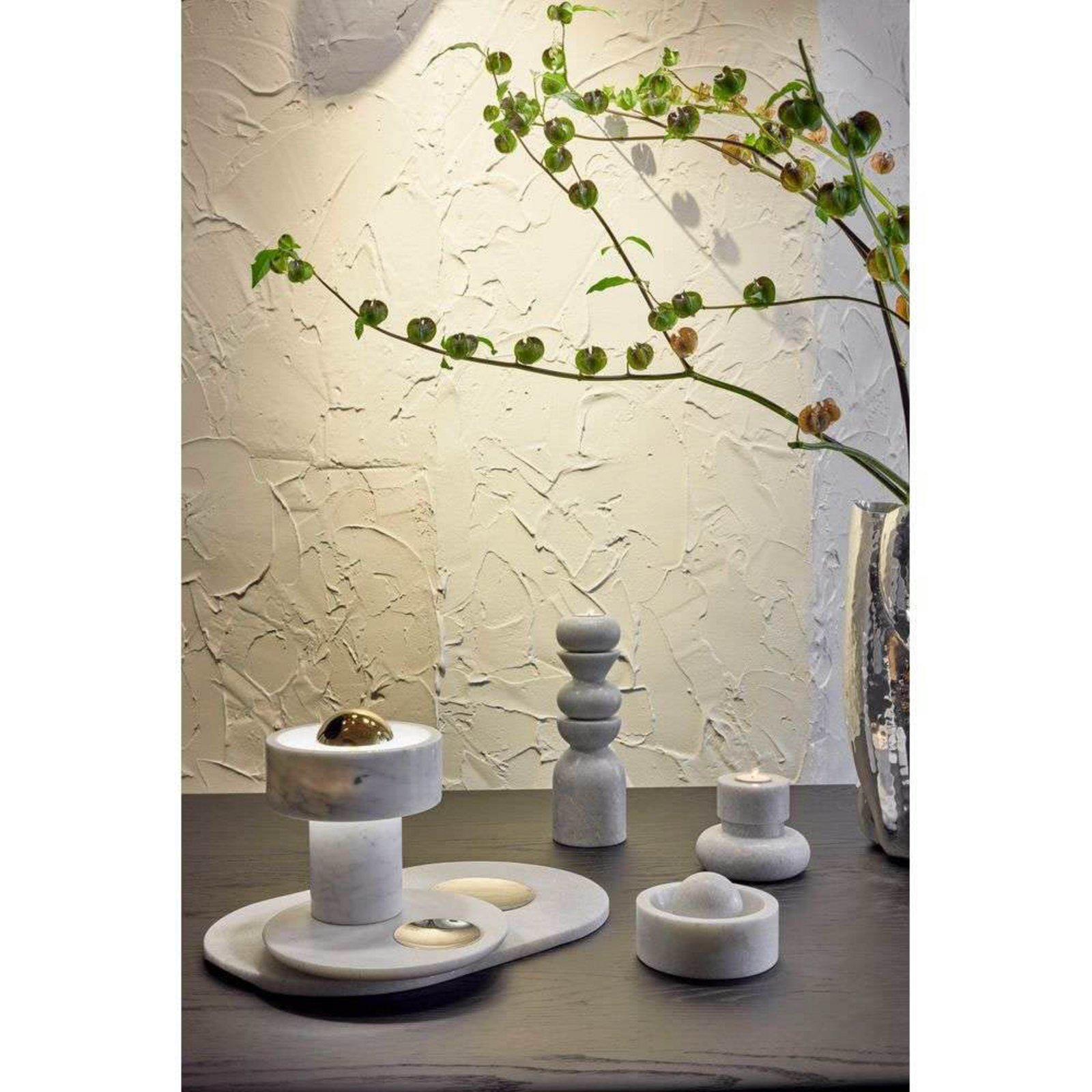 Stone Stacking Kerzenhalter White - Tom Dixon