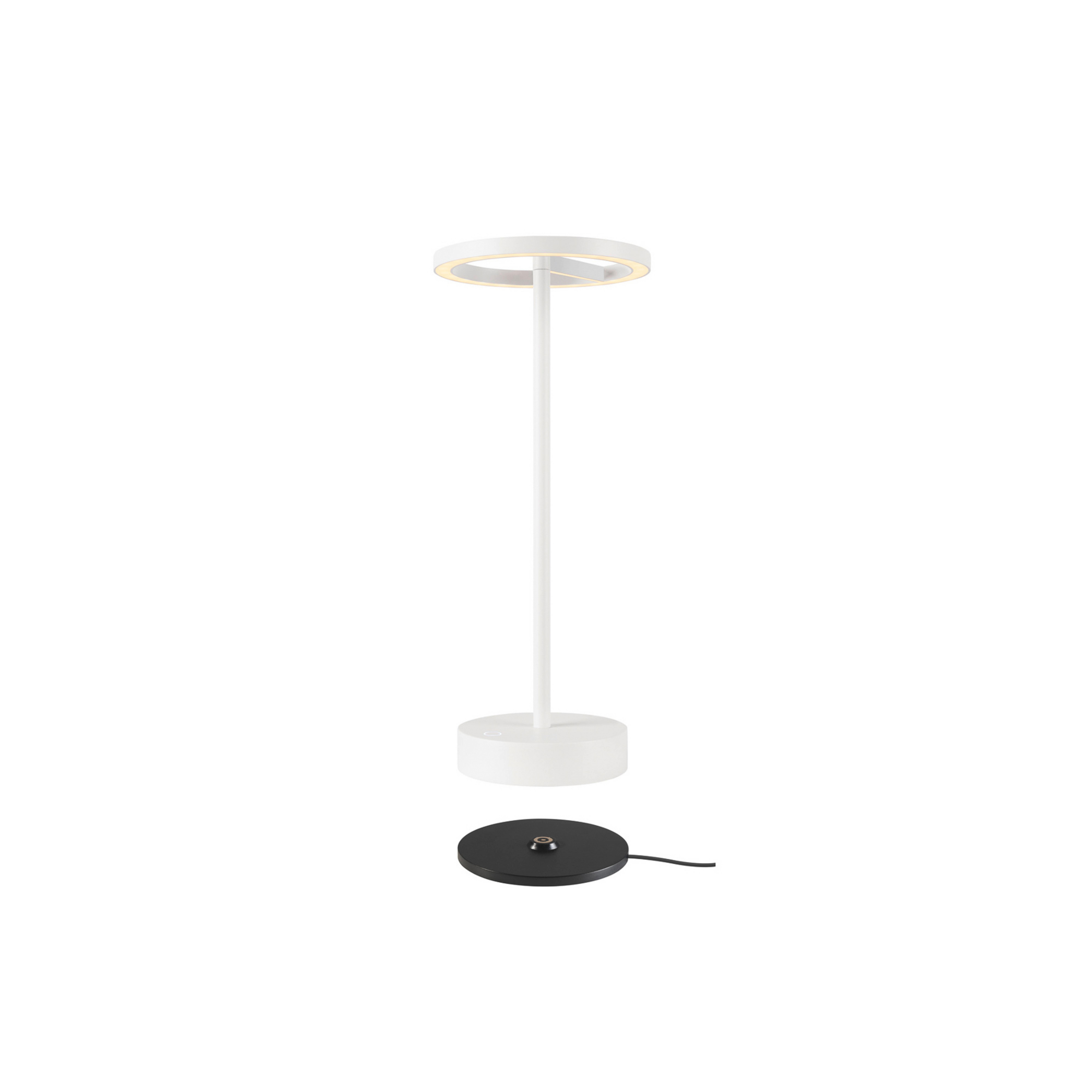 SLV LED-ladattava valaisin Vinolina One, valkoinen, 2700 K, korkeus 33 cm
