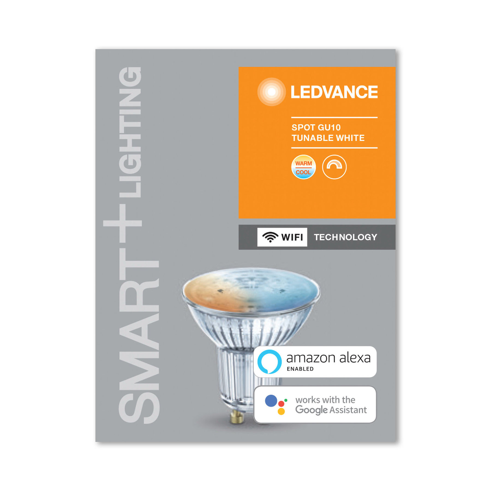 LEDVANCE SMART+ WiFi GU10-Reflektor 4,9W 45° CCT