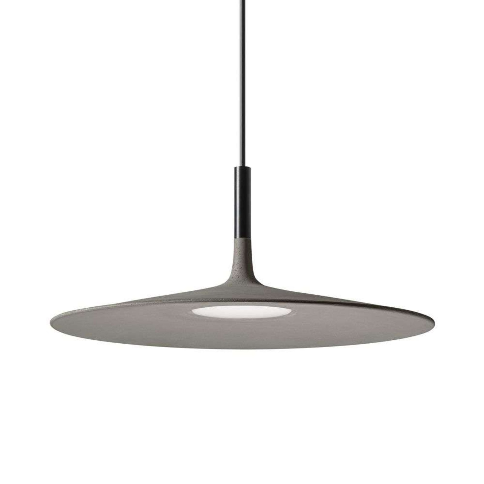 Aplomb Large LED Lustră Pendul Dimmable Concrete Grey 10m Cablu - Foscarini