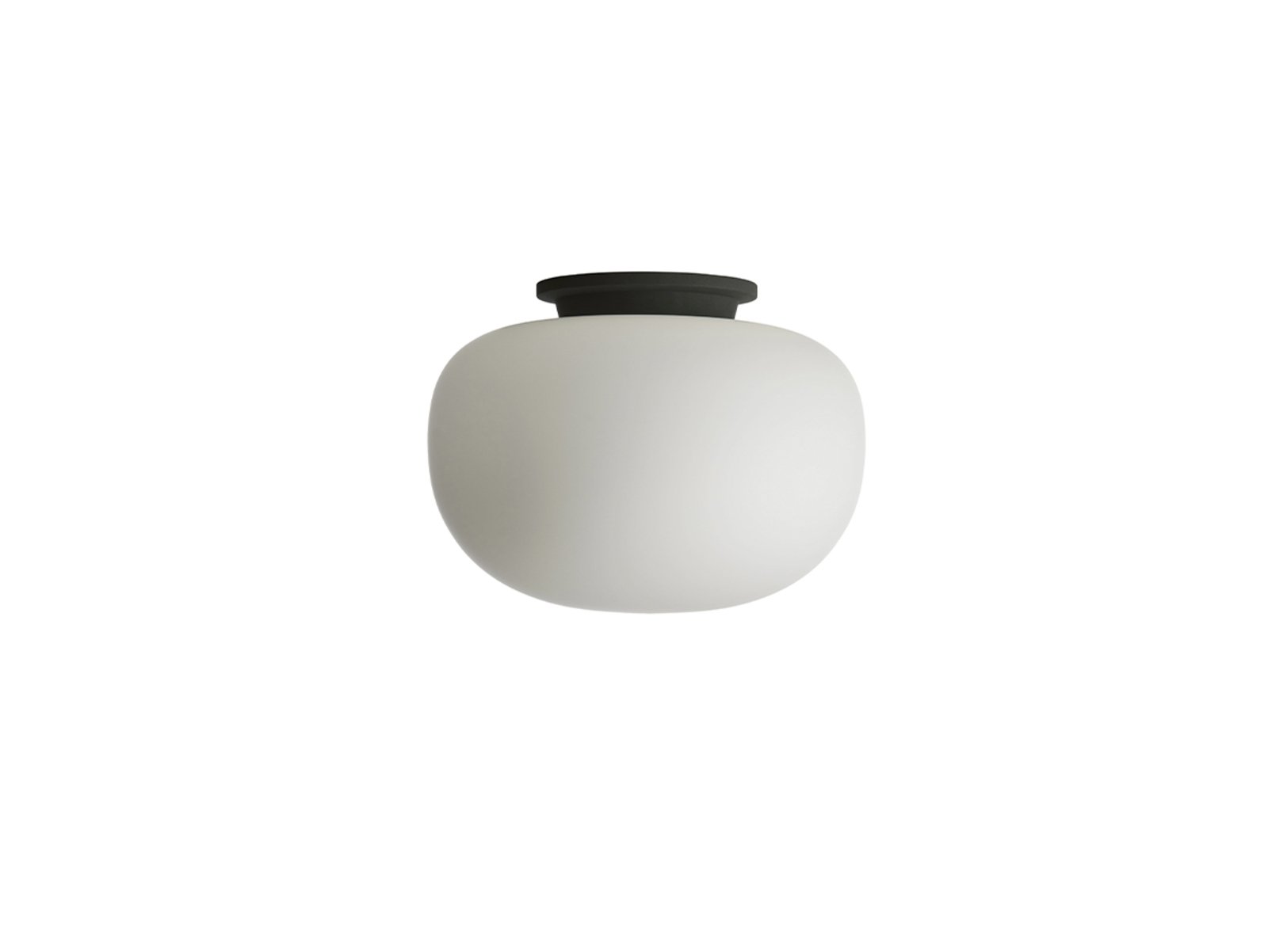 Supernate Plafond Ø38 Opal White/Black - Frandsen