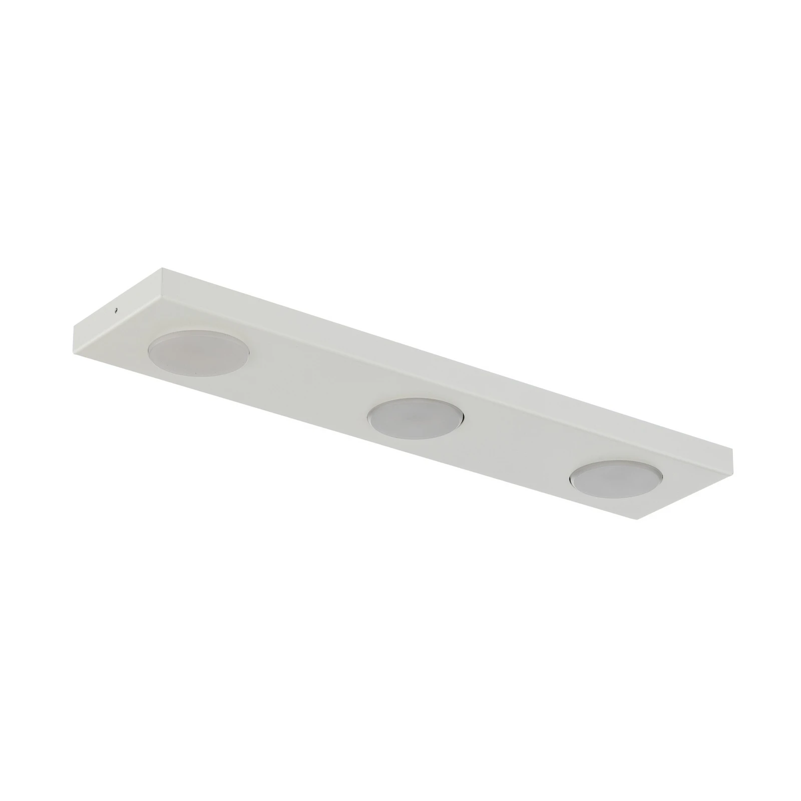 Deckenlampe Hero, weiß, 55 x 12 cm, 3-fl., Metall, GX53
