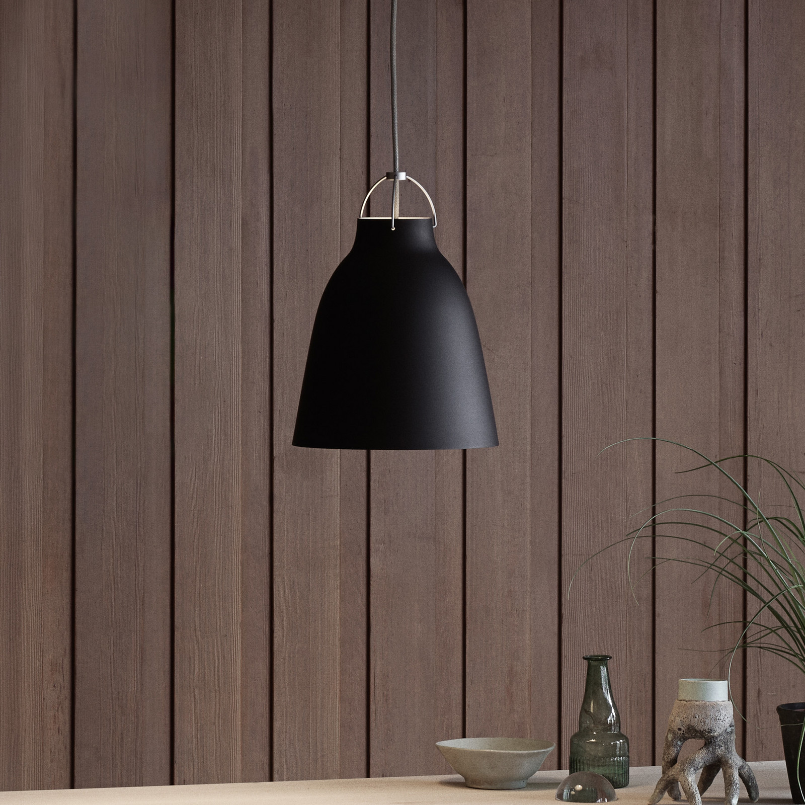 FRITZ HANSEN Caravaggio P2 negru mat - Camera de zi / sufragerie - design - Metal