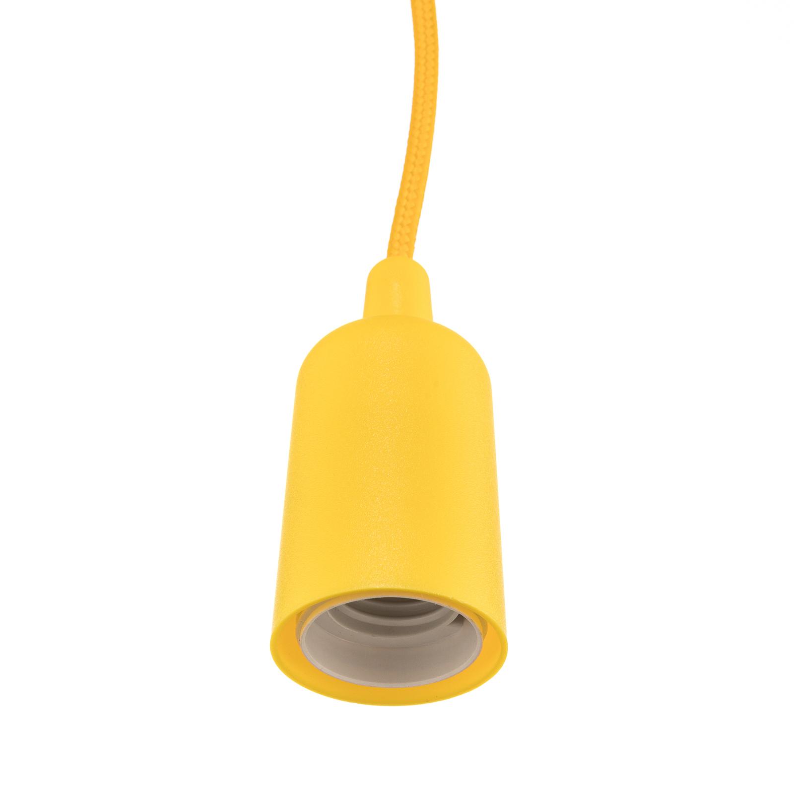 Závesná lampa Brasil, žltá, jedno-plameňová