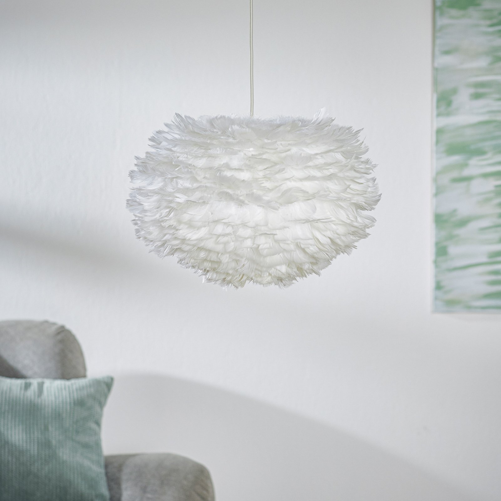 Eos Pendant Medium White/White - UMAGE