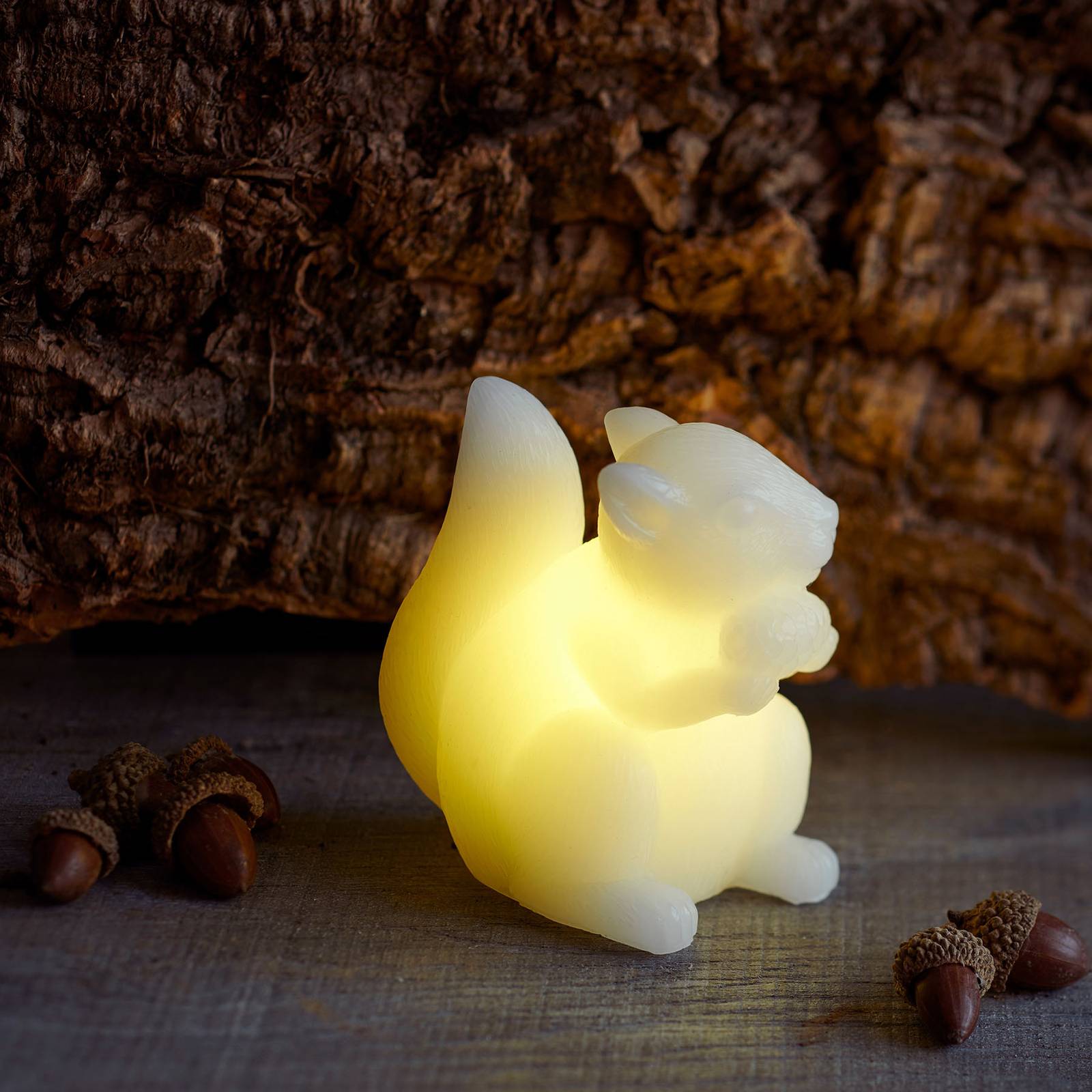 Lampe décorative LED Evelyn Squirrel, lot de 2