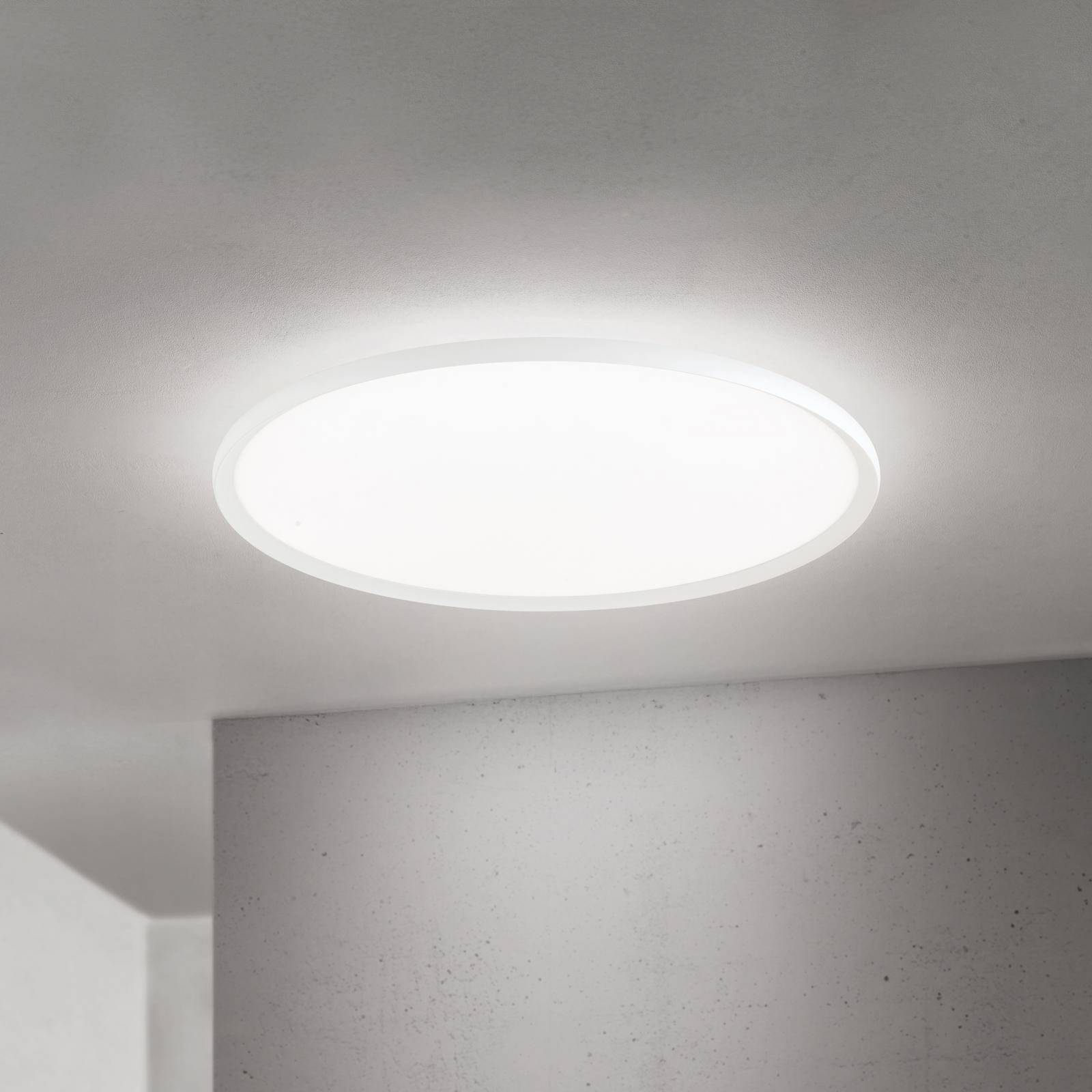 LED-Deckenlampe Kant, Ø 80 cm, weiß, CCT, Metall/Kunststoff günstig online kaufen