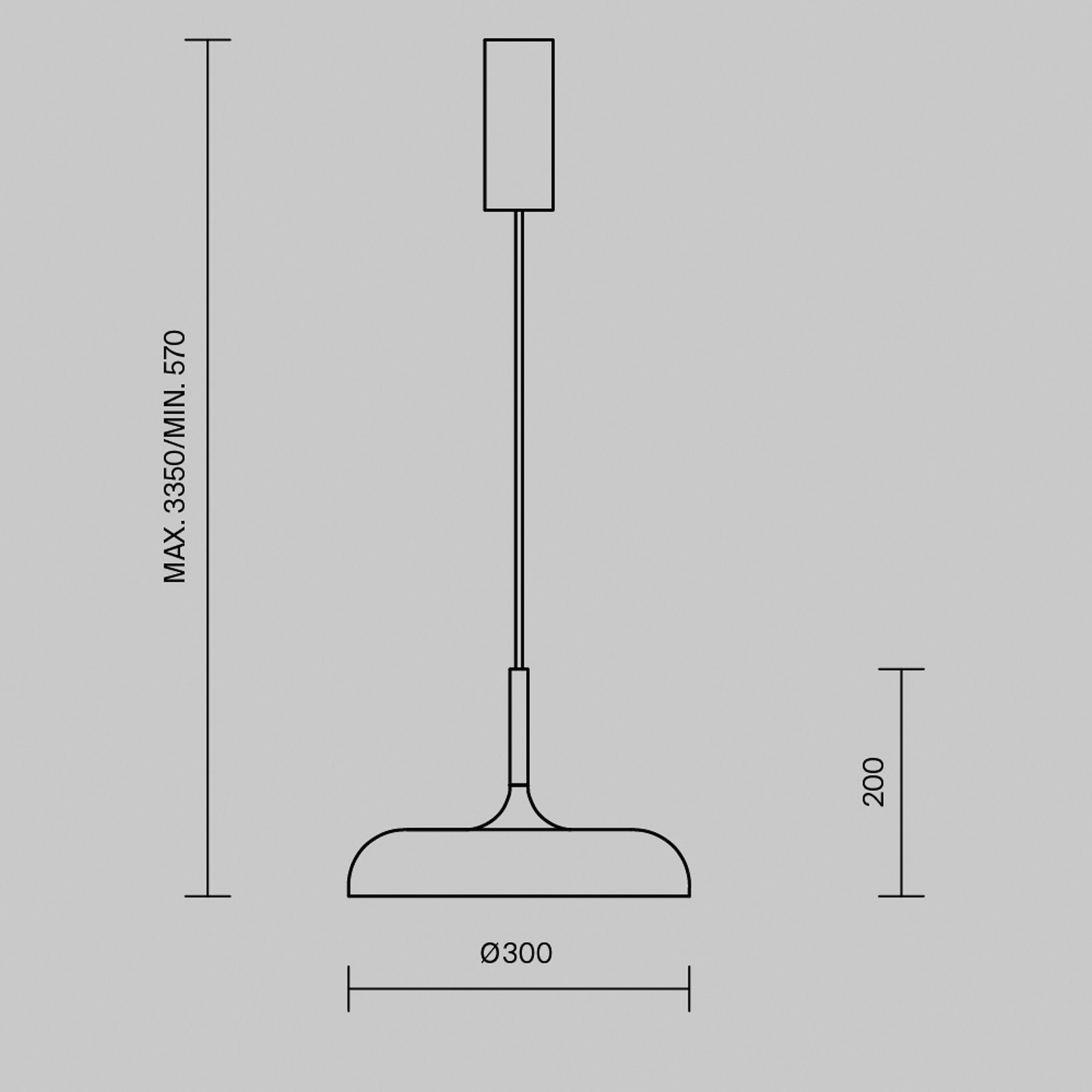 Maytoni Lampă suspendată LED Gerhard gri Ø 30 cm metal - Camera de zi / sufragerie - modern - gri alb